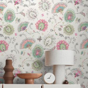 €5,62qm 1 Ro. AS Creation 38899-1 House of Turnowsky verspielt floral weiß pastell Töne