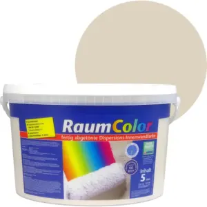 €3,39 L   5 L Wilckens Raumcolor cafe au lait hoch deckende Wand-& Deckenfarbe in Handwerkerqualität