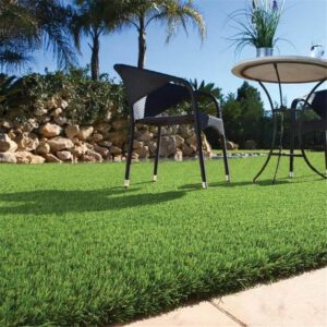€14,98qm Kunstrasen Rasenteppich Berlin 1 mtr x 4 mtr 30 mm Stärke grün wetterfest