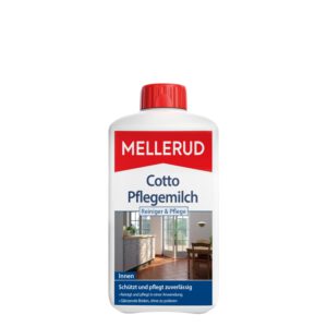 €5,00L   1 L Mellerud  Cotto Pflegemilch schützt und pflegt zuverlässig