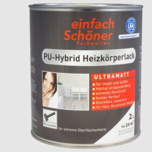€ 15,97 L  2 L Wilckens PU Hybrid Heizkörperlack ultramatt hitzebeständig bis 80°C