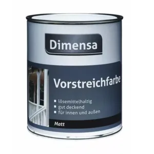 € 10,66L  375 ml  Meffert-Dimensa Vorstreichfarbe Grundierung weiß Holz Metall Mauerwerk