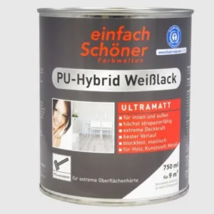 €16,97L  2 L Wilckens Einfach Schöner  PU-Hybrid Weißlack  ultramatt  hochwertig