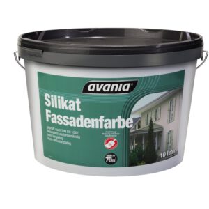 €4,50L  10 L Avania Silikat Fassadenfarbe weiß egalisierend gut deckend