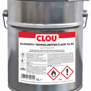 €14,00L   5L Clou Cloucryl Rohholzeffektlack CL 23 Matt-Look Objekt geeignet