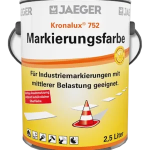 €14,78 L   2,5 L Jaeger Kronalux 752 Markierungsfarbe weiß für Industriemarkierungen ect.