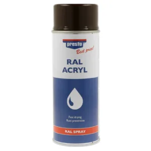 €13,75L   400 ml  Presto Best Price Lackspray RAL 8017 schokoladenbraun hochglanz
