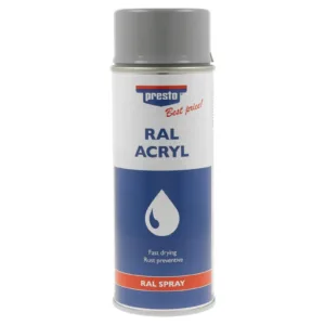 €13,75L   400 ml  Presto Best Price Lackspray RAL 7001 silbergrau hochglanz