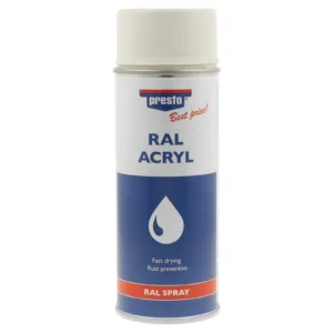 €13,75L   400 ml  Presto Best Price Lackspray RAL 9010 reinweiß matt