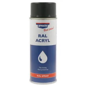 €13,75L   400 ml  Presto Best Price Lackspray RAL 7016 anthrazitgrau hochglanz